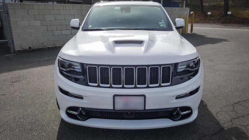 2011-2021 Chrysler Jeep Grand Cherokee SRT-2 Fiberglass Ram Air Ho - TF50021-A23