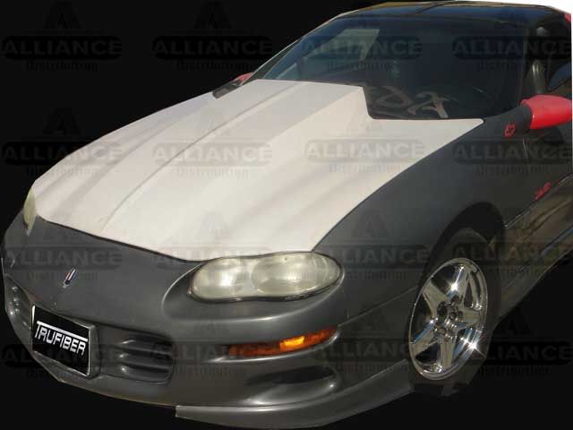 1998-2002 Chevy Camaro 4" Cowl Induction Fiberglass Heat Extractor Hood