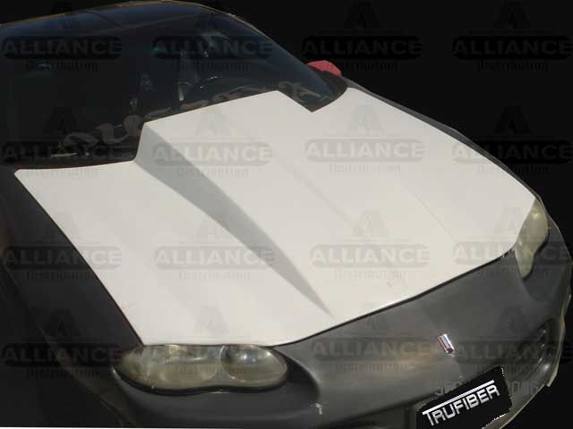 1998-2002 Chevy Camaro 4" Cowl Induction Fiberglass Heat Extractor Hood