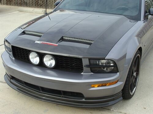 2005-2009 Ford Mustang GTR Functional Ram Air Carbon Fiber Hood