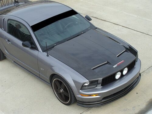 2005-2009 Ford Mustang GTR Functional Ram Air Carbon Fiber Hood