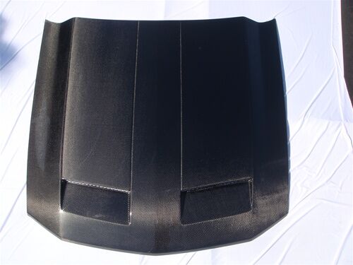 2005-2009 Ford Mustang GTR Functional Ram Air Carbon Fiber Hood
