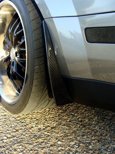 2007-2009 Ford Mustang GT500 Carbon Fiber Splash Guards