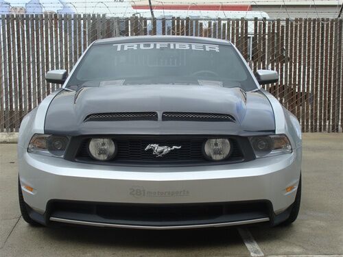 2010-2012 Ford Mustang Venom Dual-Functional Ram Air Carbon Fiber Hood