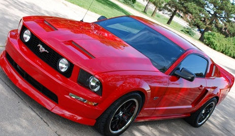 2005-2009 Ford Mustang GT-R Fiberglass Ram Air Hood