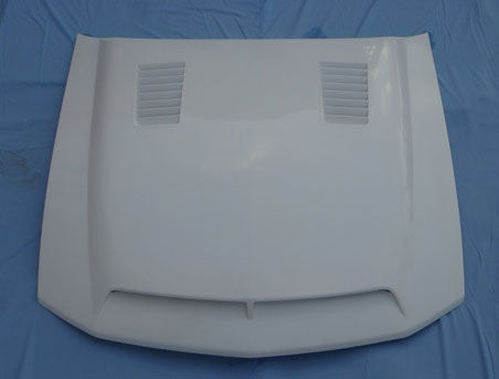 2005-2009 Ford Mustang GTS-4 Fiberglass Dual Functional Ram Air Hood