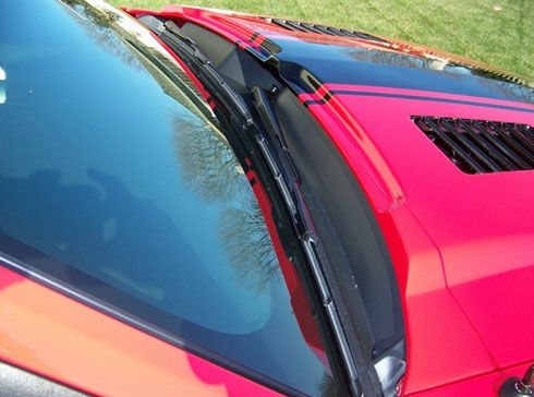 2005-2009 Ford Mustang GT500 Vemon II Fiberglass Dual Functional Ram Air Hood