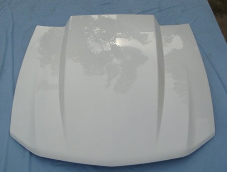 2010-2012 Ford Mustang 3" Cowl Induction Fiberglass Heat Extractor Hood