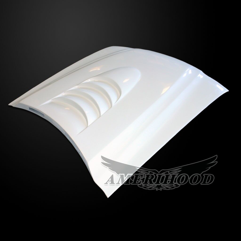 1994-1998 Ford Mustang Type-1 Functional Heat Extractor Hood Fiberglass