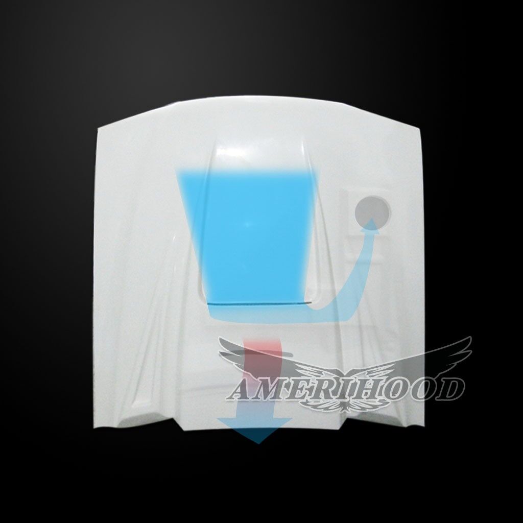 1994-1998 Ford Mustang Type-5 Dual-Functional Ram Air Hood Fiberglass