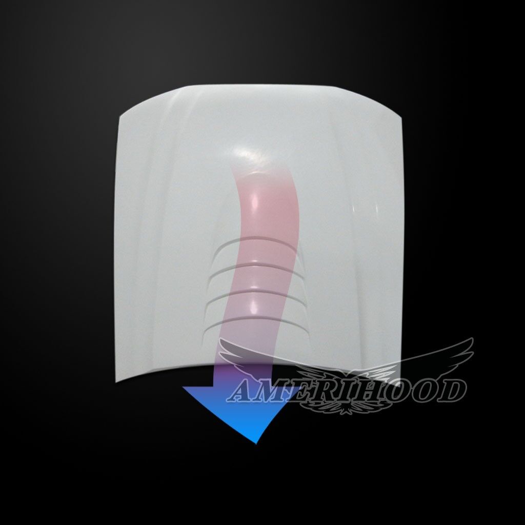 1999-2004 Ford Mustang Type-1 Functional Heat Extractor Hood Fiberglass