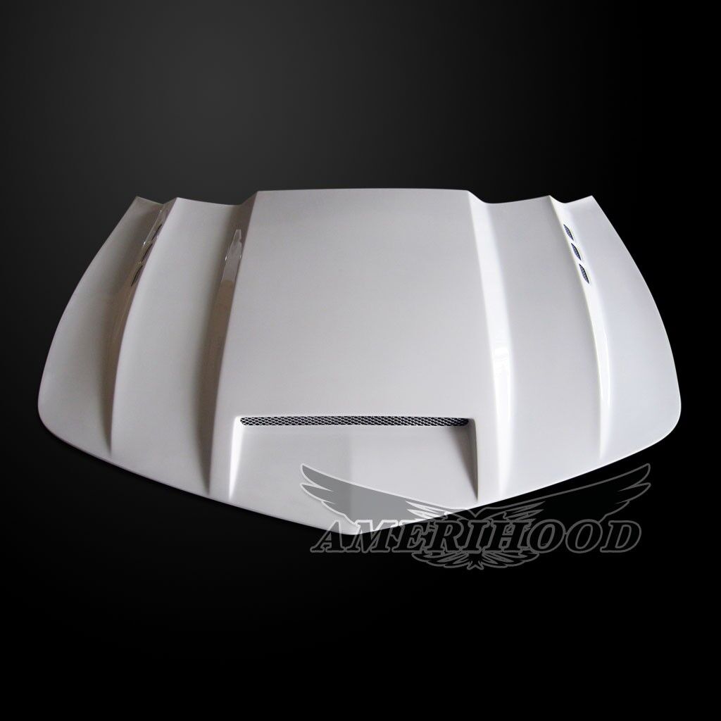 2010-2013 Chevy Camaro Amerihood SMS Dual-Functional Ram Air Fiberglass Hood