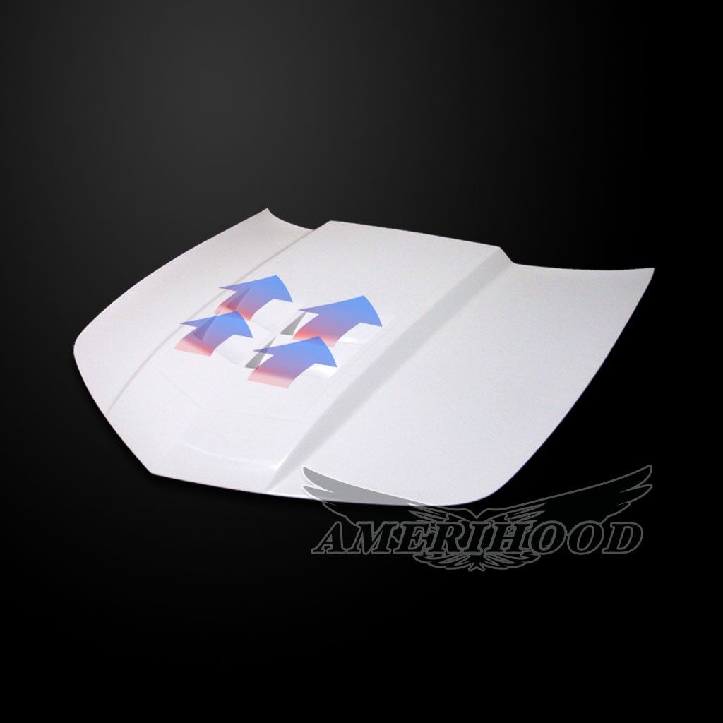 2010-2015 Chevy Camaro ZL1 Style Functional Heat Extractor Hood Fiberglass
