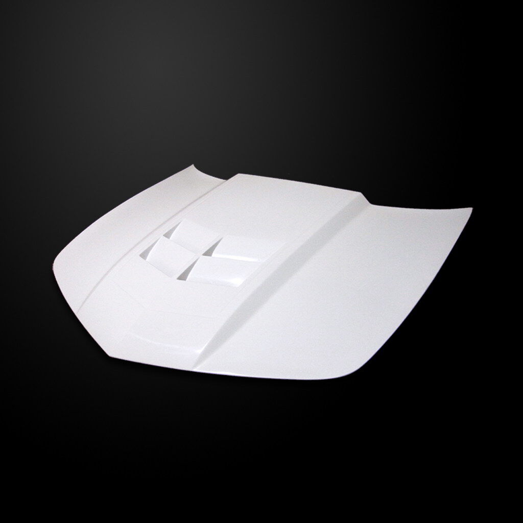 2010-2015 Chevy Camaro ZL1 Style Functional Heat Extractor Hood Fiberglass - CCM