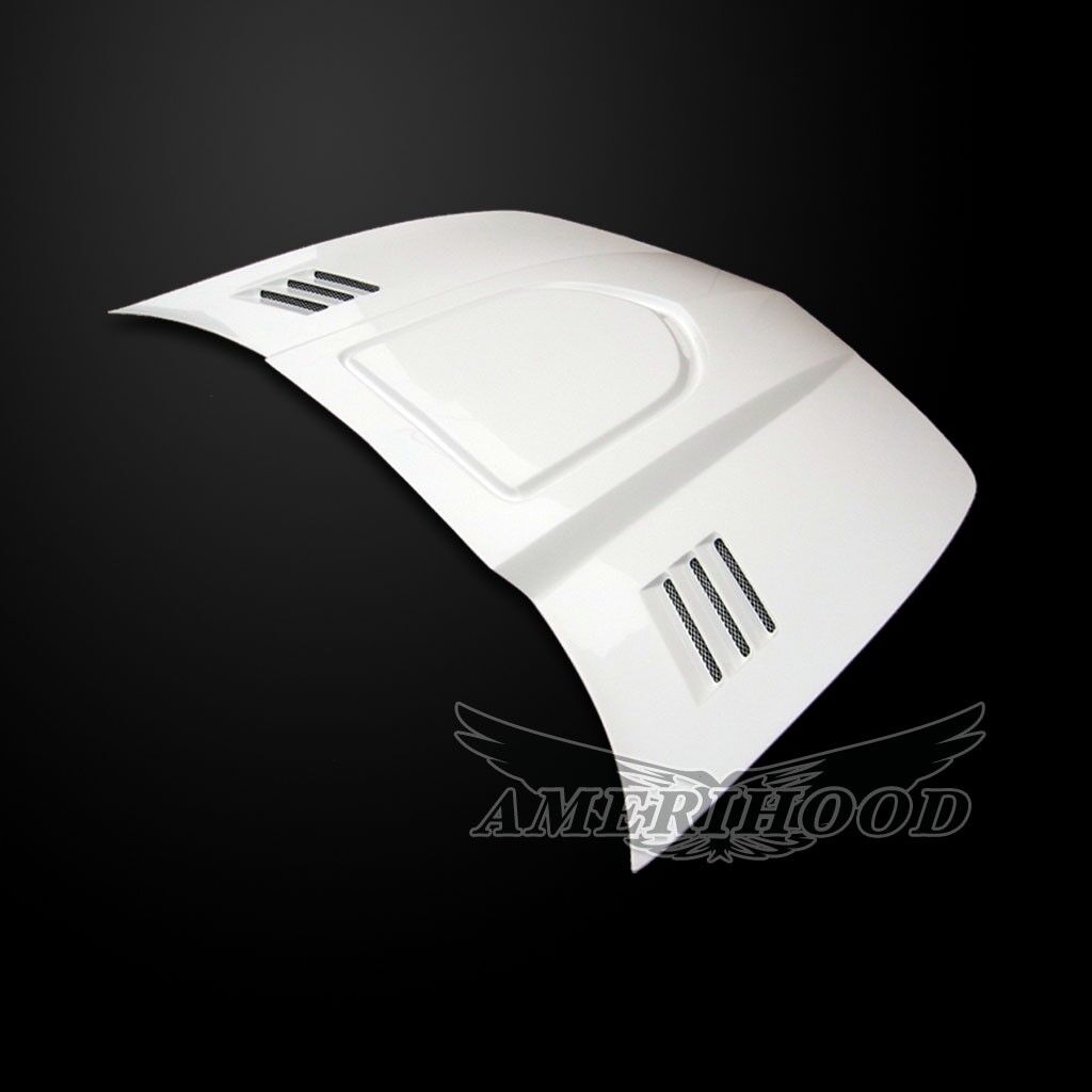 2014-2015 Chevy Camaro LS/LT V6 Amerihood TR Dual-Functional Ram Air Fiberglass Hood