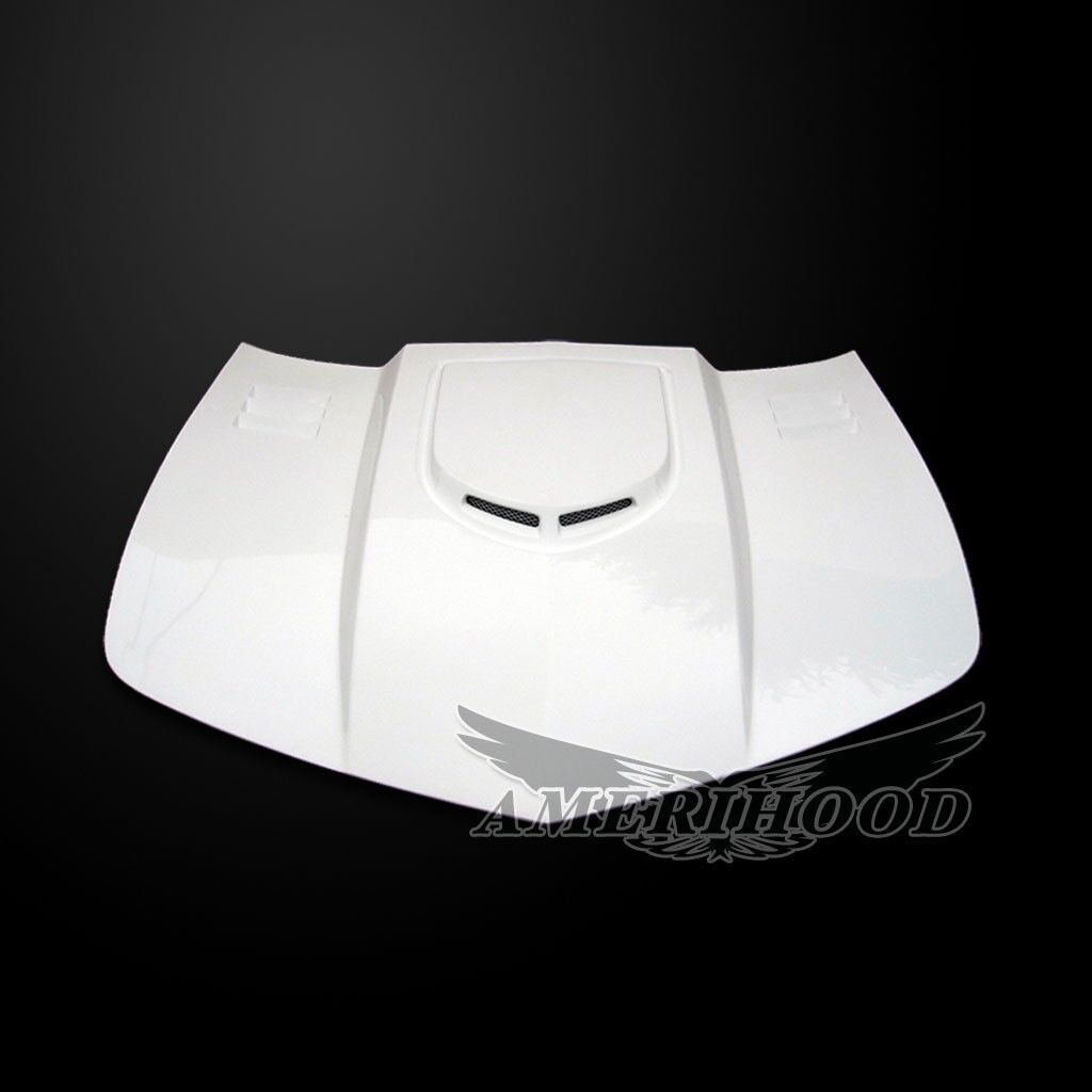 2014-2015 Chevy Camaro LS/LT V6 Amerihood TR Dual-Functional Ram Air Fiberglass Hood