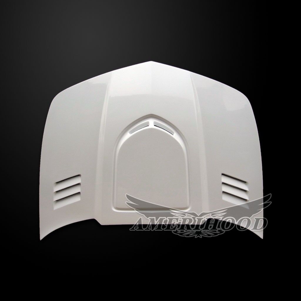 2014-2015 Chevy Camaro LS/LT V6 Amerihood TR Dual-Functional Ram Air Fiberglass Hood