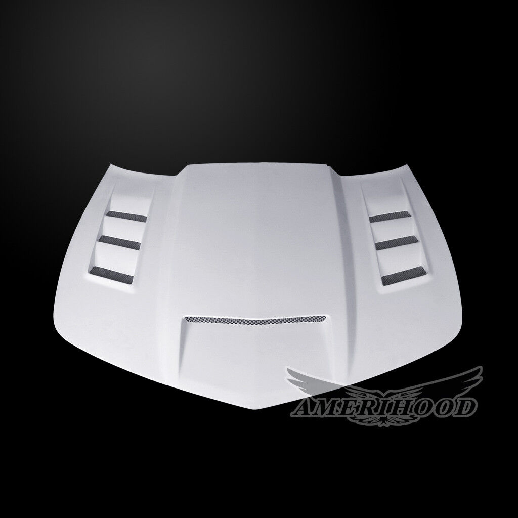 2014-2015 Chevrolet Camaro LS/LT V6 VIP-Style Dual-Functional Fiberglass Hood