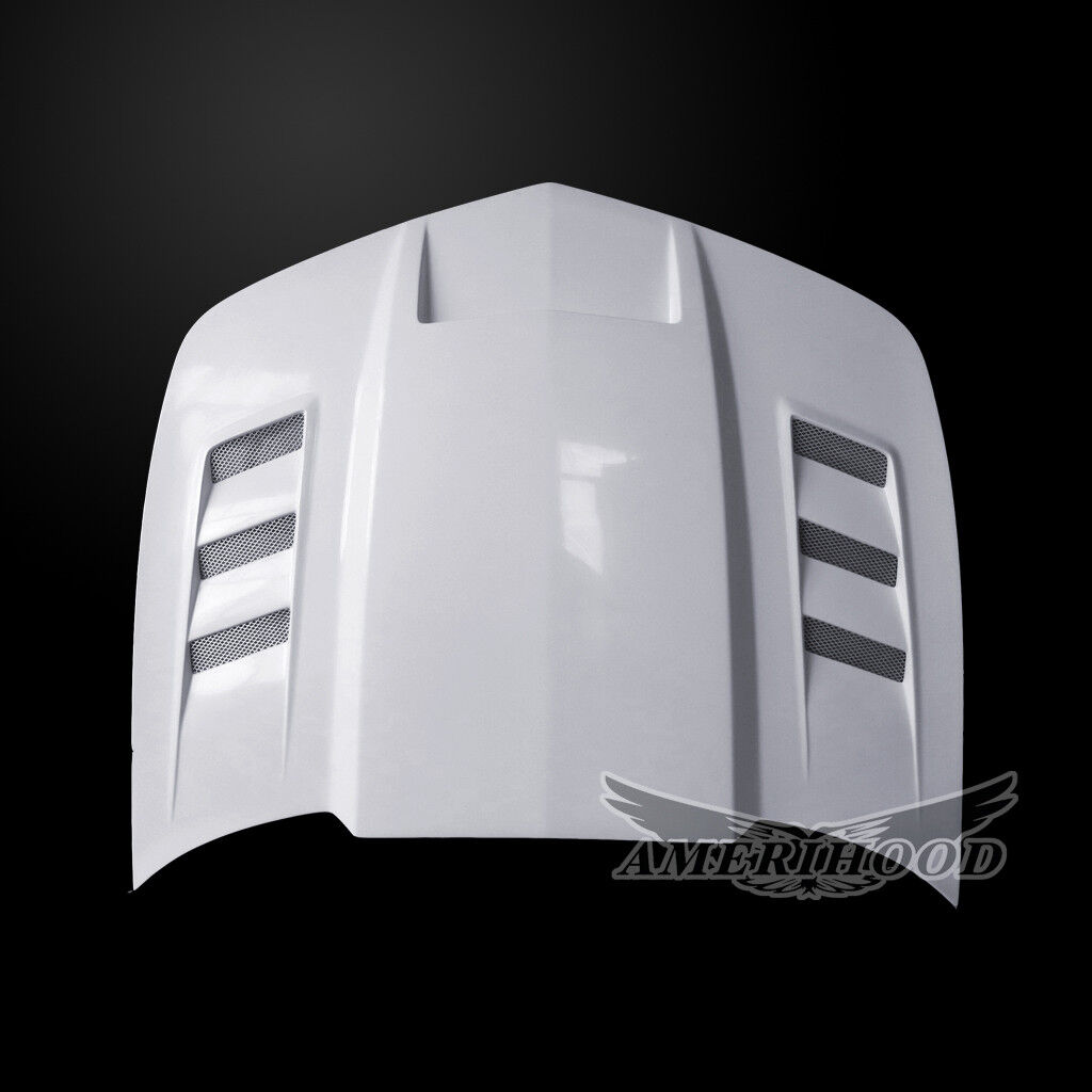2014-2015 Chevrolet Camaro LS/LT V6 VIP-Style Dual-Functional Fiberglass Hood