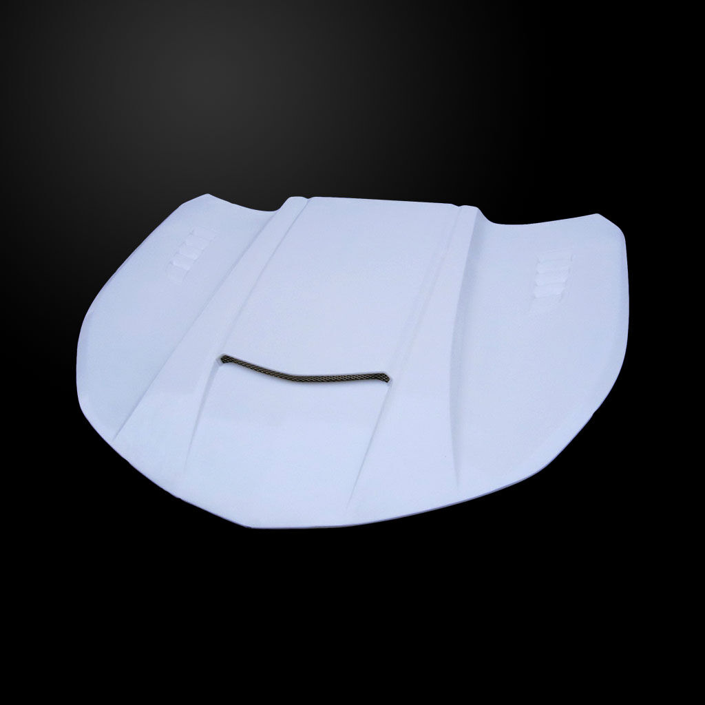 2016-2024 Chevrolet Camaro SMS Fiberglass Dual-Functional Ram Air Hood - CCM16AHSMSFHW