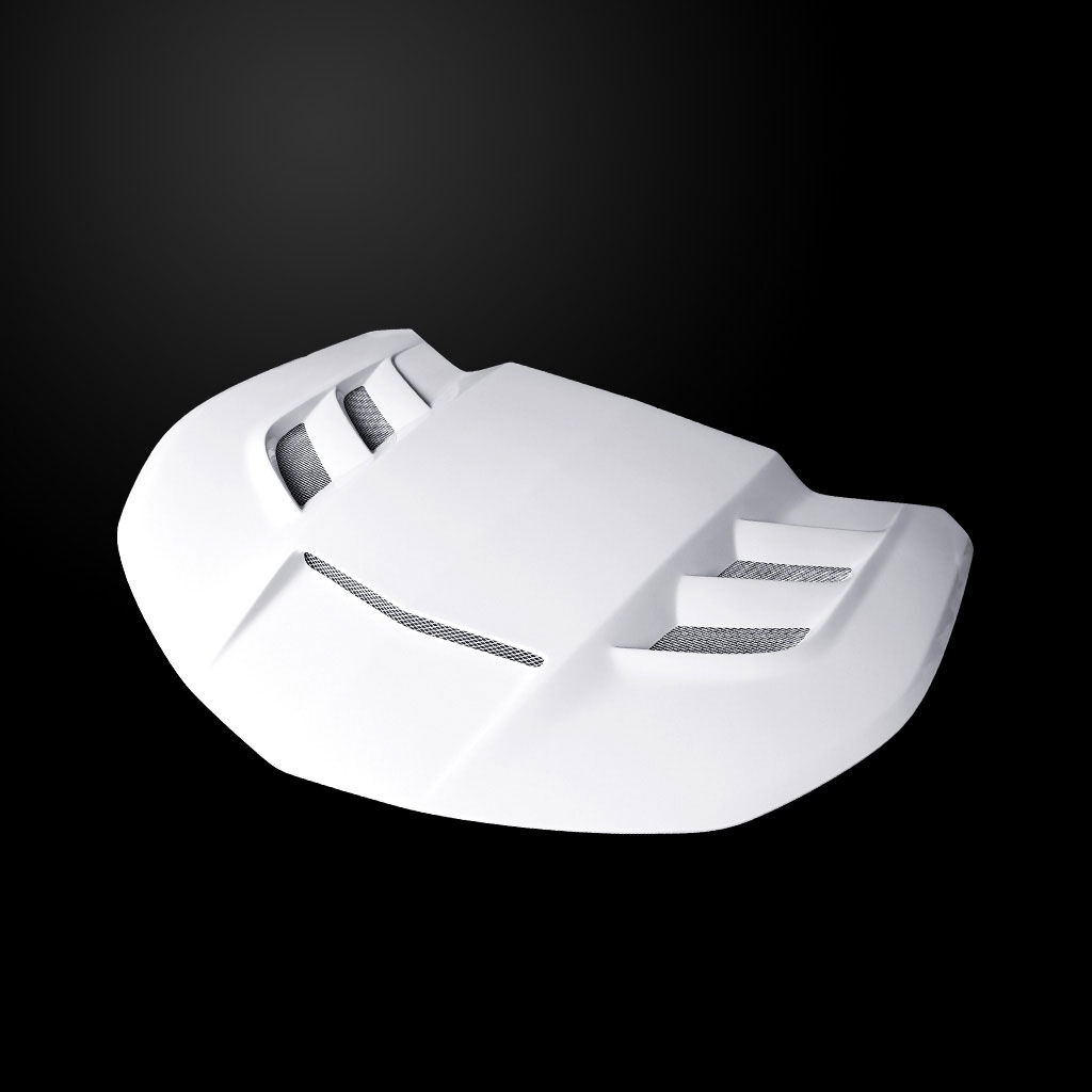 2016-2024 Chevrolet Camaro VIP-Style Dual-Functional Fiberglass Hood - CCM16AHVIPFHW