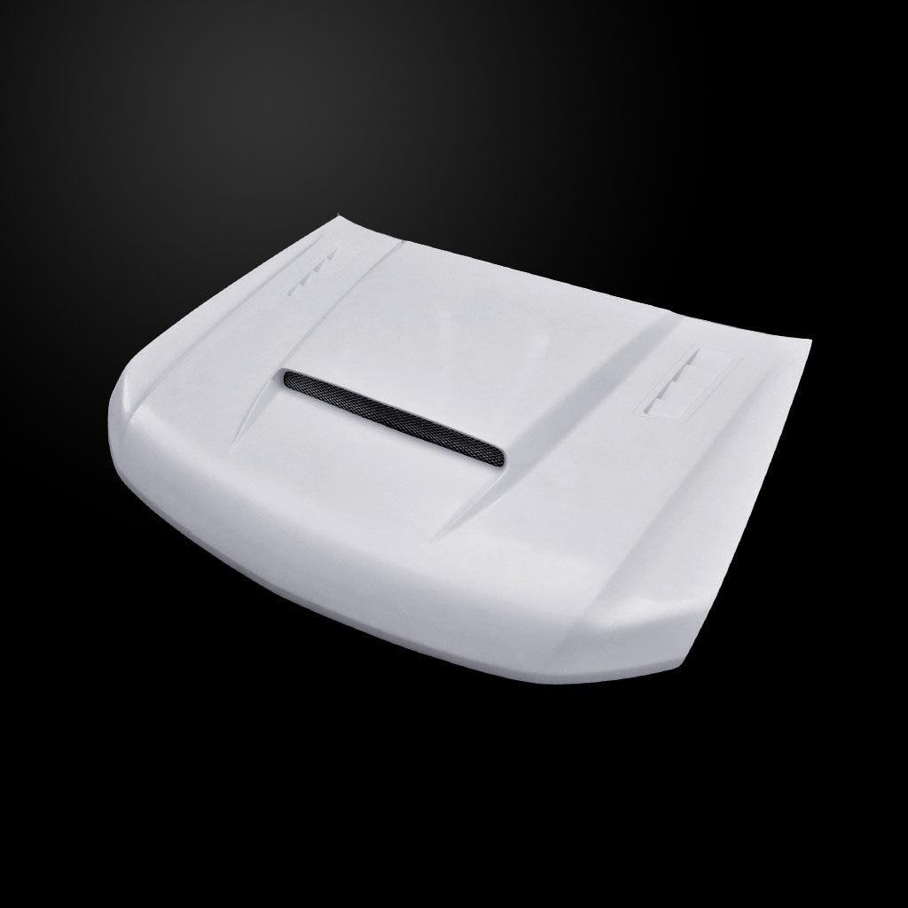 2015-2019 Chevrolet Colorado SMS Fiberglass Dual-Functional Ram Air Hood - CCR15AHSMSFHW