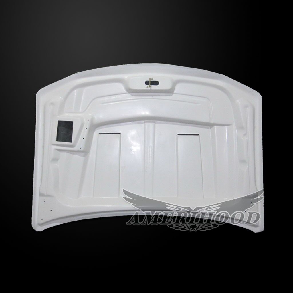 2003-2005 Chevrolet Silverado 2500 Type-E Dual-Functional Ram Air Hood Fiberglass