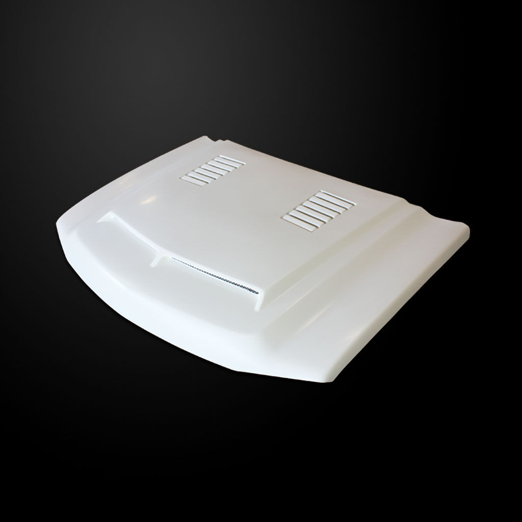 2003-2004 Chevrolet Silverado 2500 Type-E Fiberglass Dual-Functional Ram Air Hood - CS03AHTEFH25HD
