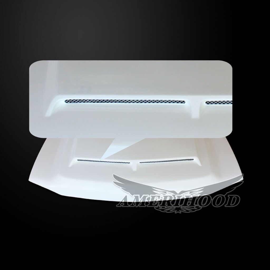 2006-2007 Chevrolet Silverado 1500 Type-E Dual-Functional Ram Air Hood Fiberglass