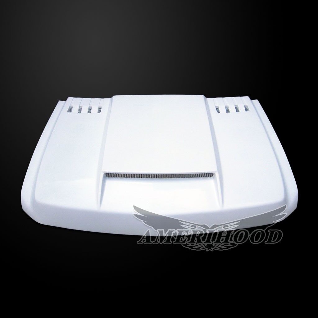 2007-2013 Chevrolet Silverado 1500 RS Dual-Functional Ram Air Hood Fiberglass