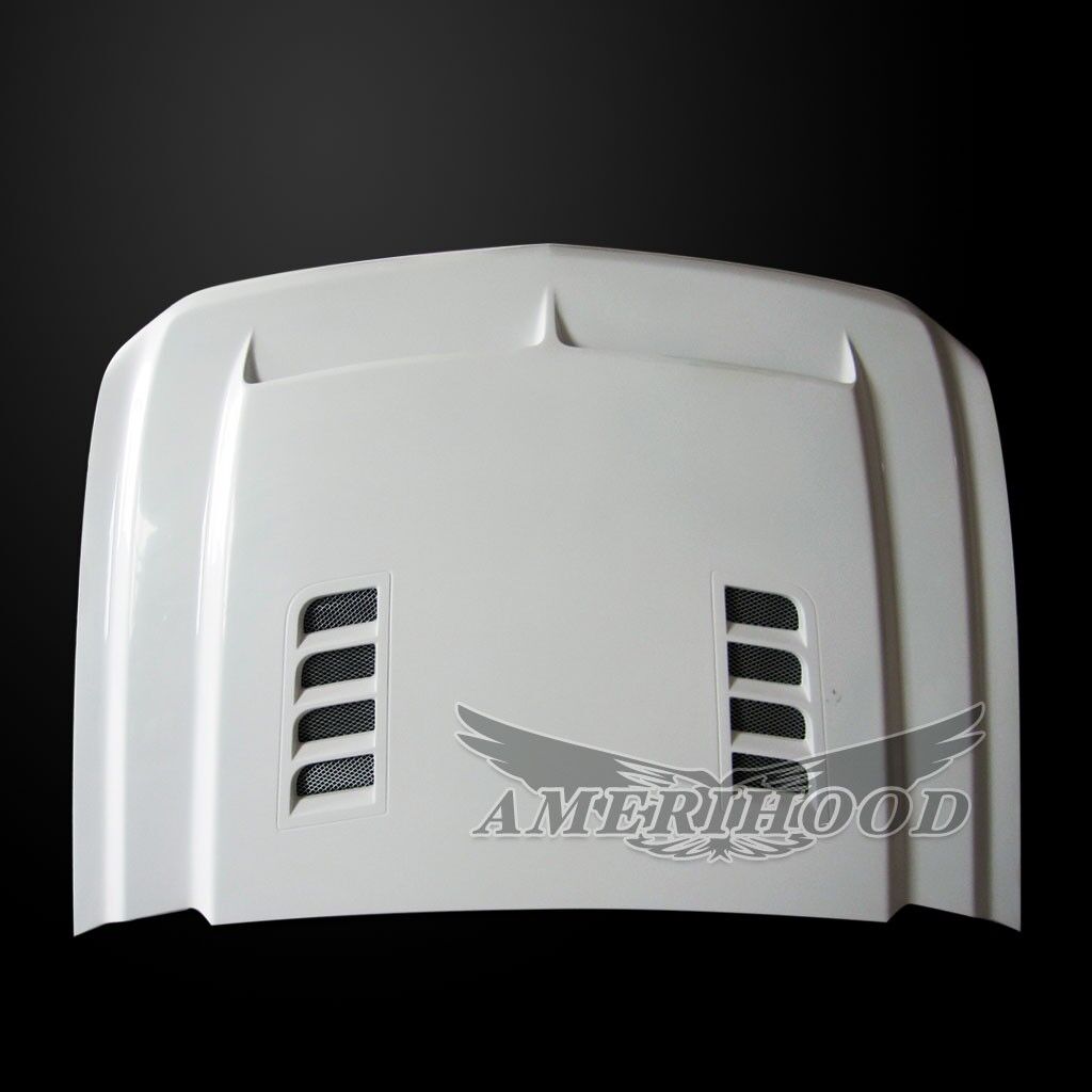 2007-2013 Chevrolet Silverado 1500 Type-E Dual-Functional Ram Air Hood Fiberglass