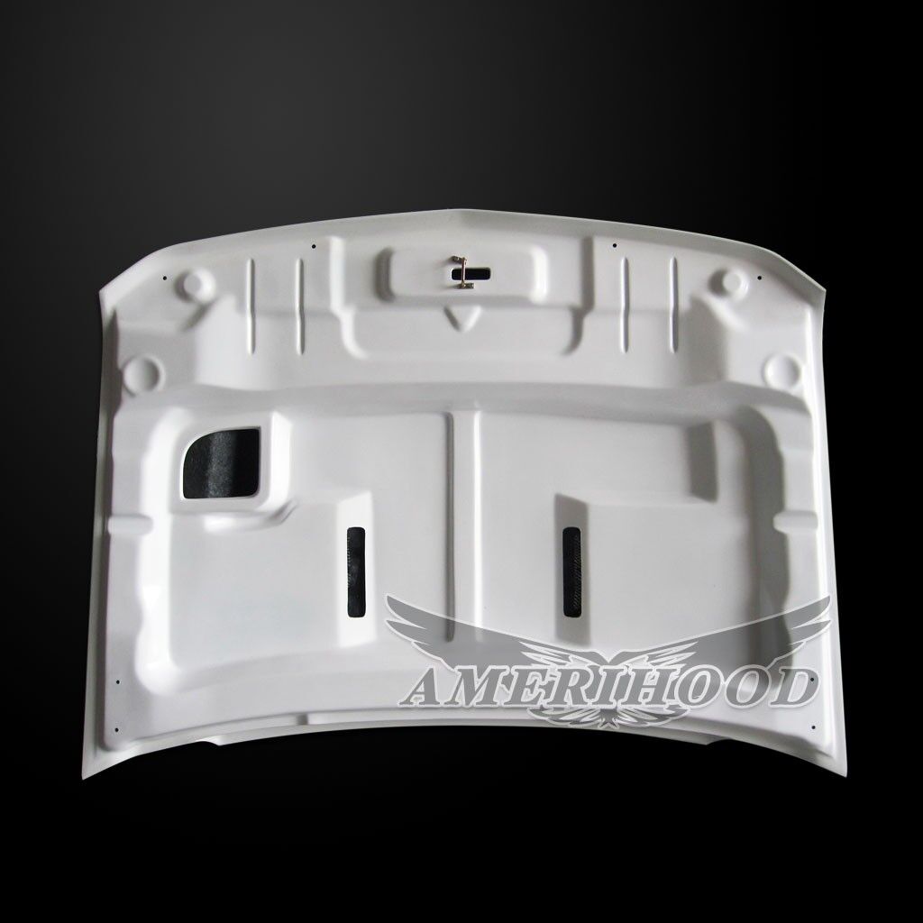 2007-2013 Chevrolet Silverado 1500 Type-E Dual-Functional Ram Air Hood Fiberglass