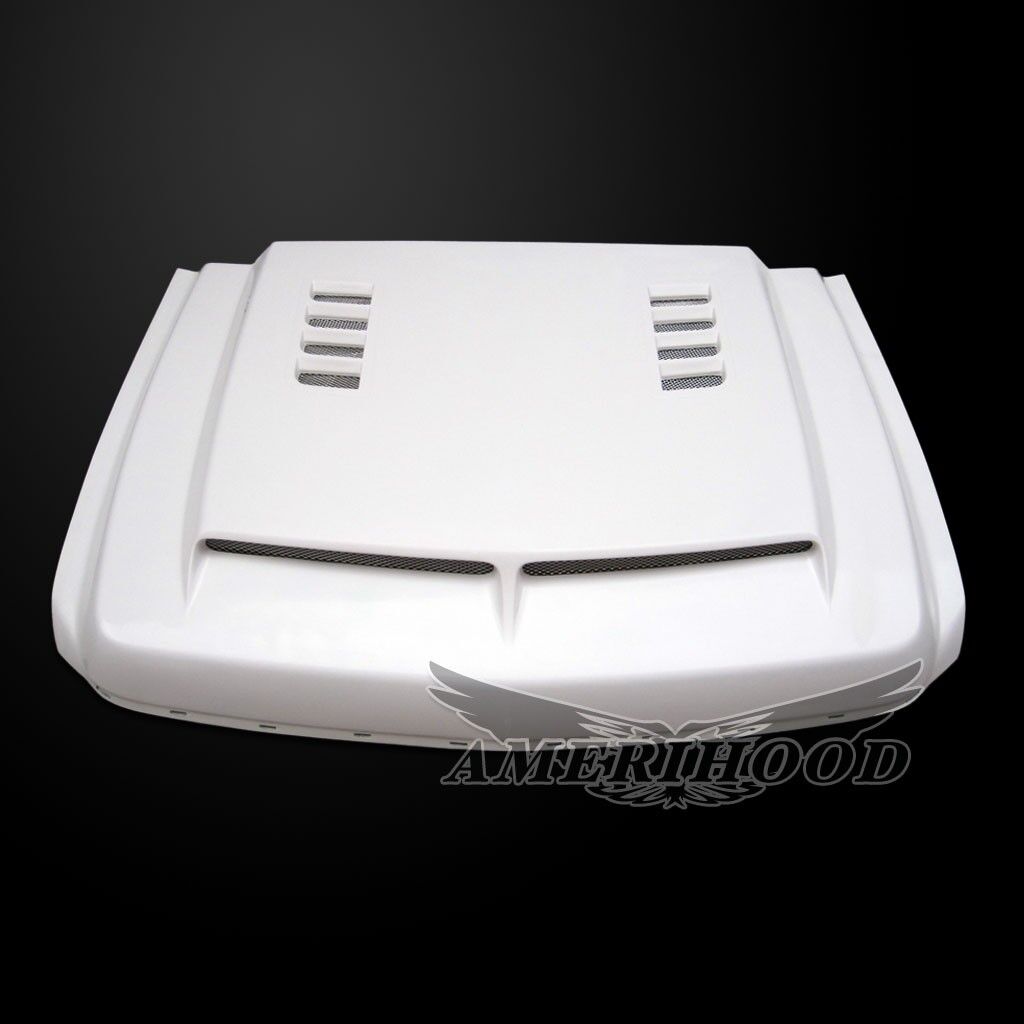 2007-2010 Chevrolet Silverado 2500/3500HD Type-E Dual-Functional Ram Air Hood Fiberglass