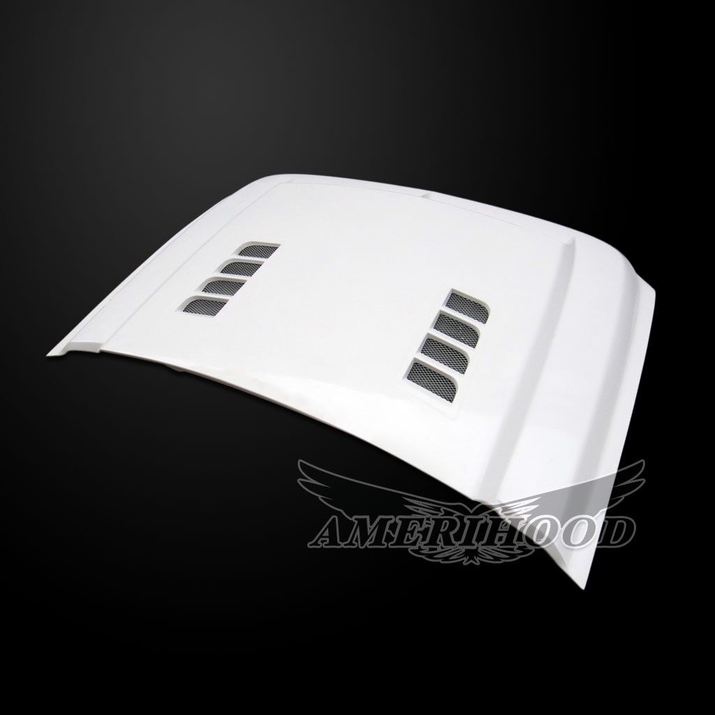 2011-2014 Chevy Silverado 2500 Amerihood Type-E Dual-Functional Ram Air Fiberglass Hood