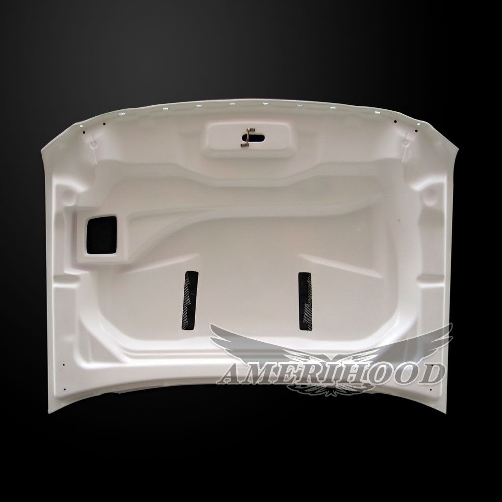 2011-2014 Chevy Silverado 2500 Amerihood Type-E Dual-Functional Ram Air Fiberglass Hood