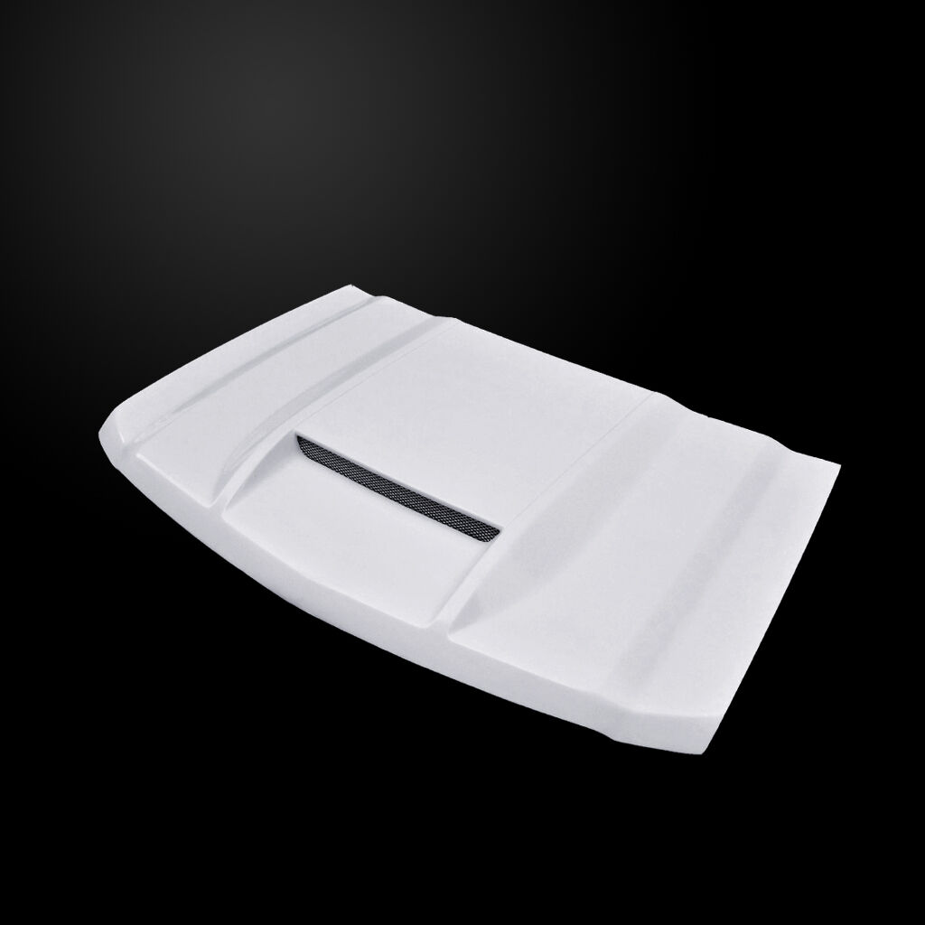 2014-2015 Chevrolet Silverado 1500 RSS Fiberglass Functional Ram Air Hood - CS14AHRSSFHW