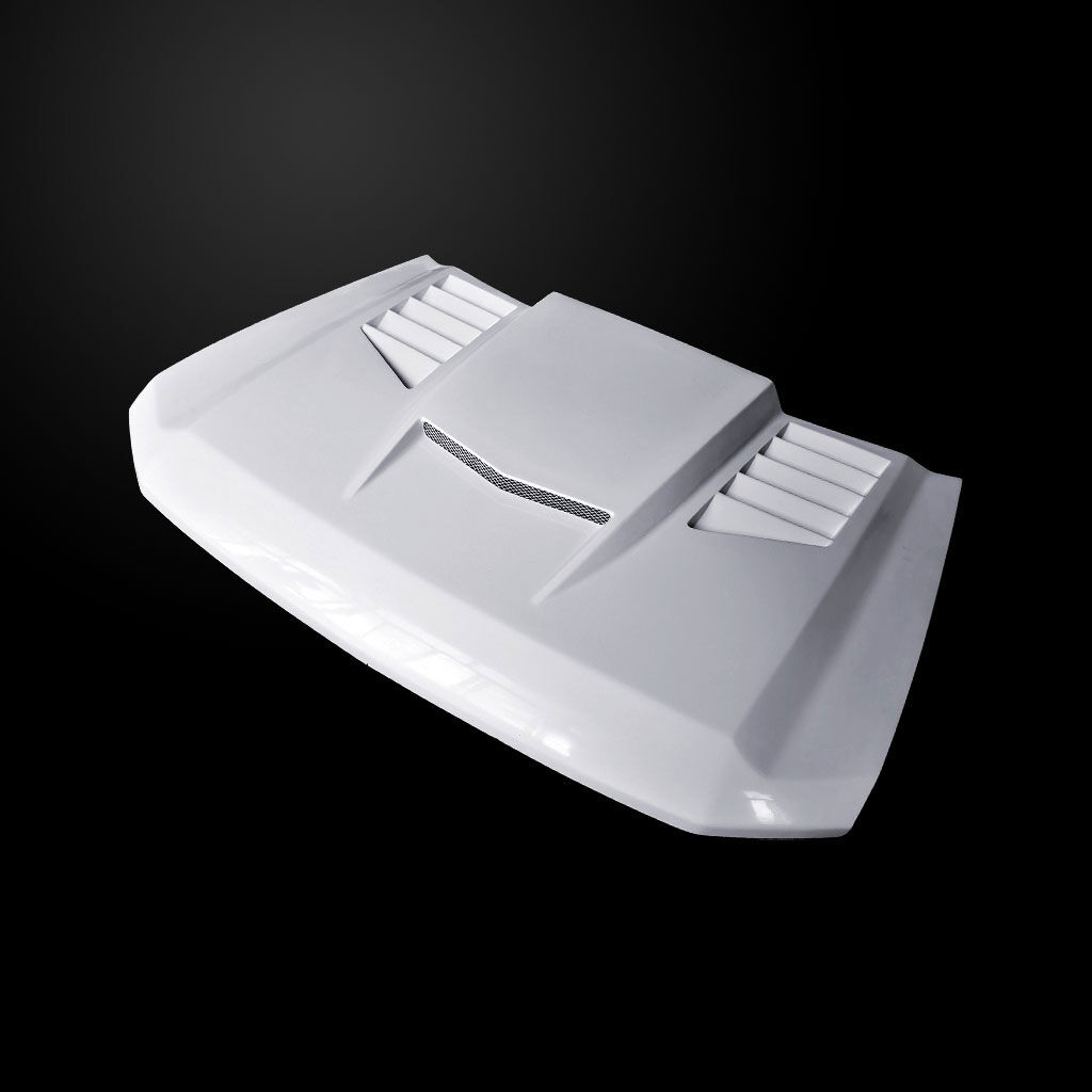 2020-2022 Chevrolet Silverado 2500/3500 VIP-Style Dual-Functional Fiberglass Hood - CS20AHVIPFHW25