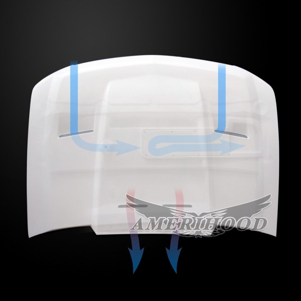 2007-2014 Chevy Suburban Amerihood Cowl Dual-Functional Ram Air Fiberglass Hood