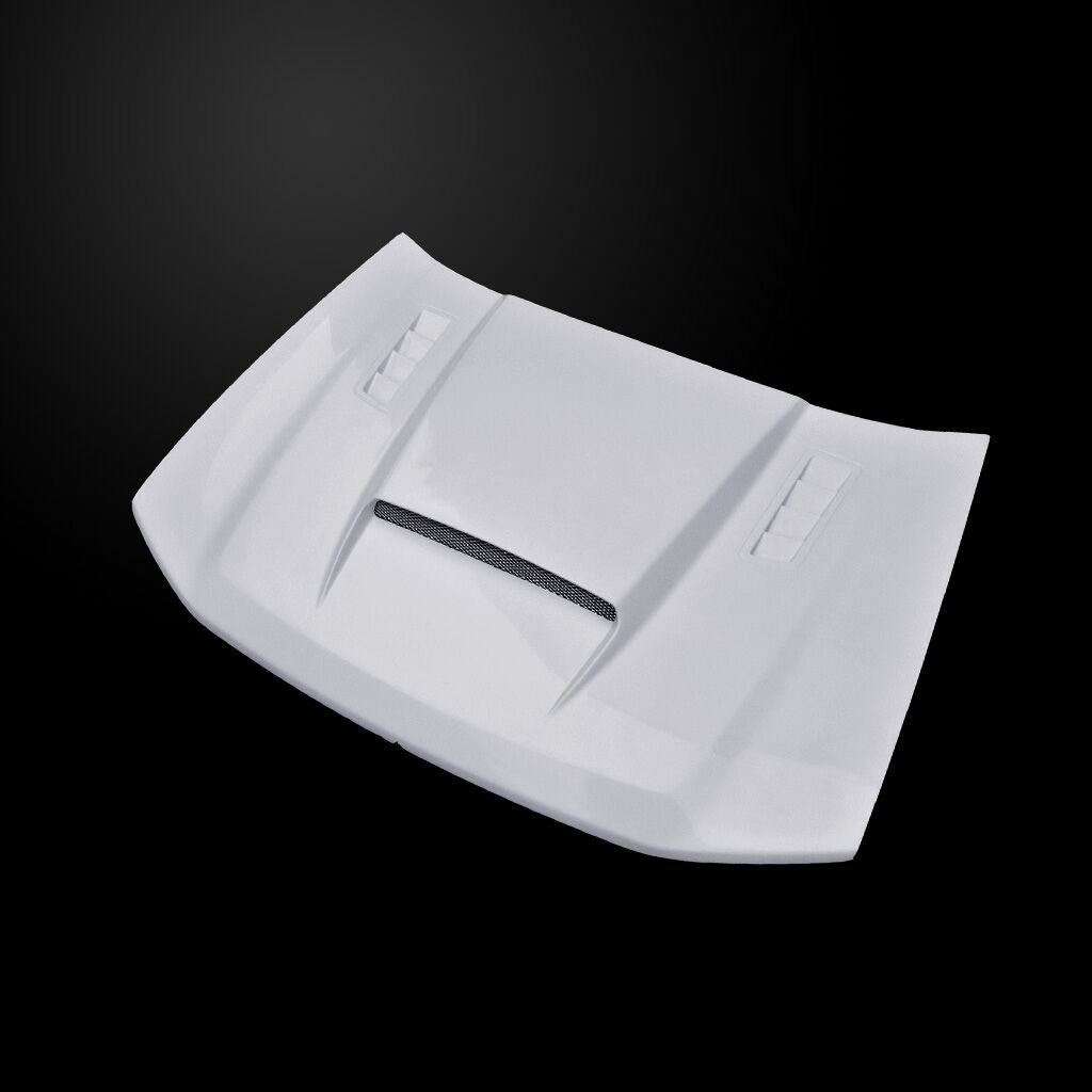 2002-2009 Chevrolet Trailblazer SMS Fiberglass Dual-Functional Ram Air Hood - CTB02AHSMSFHW