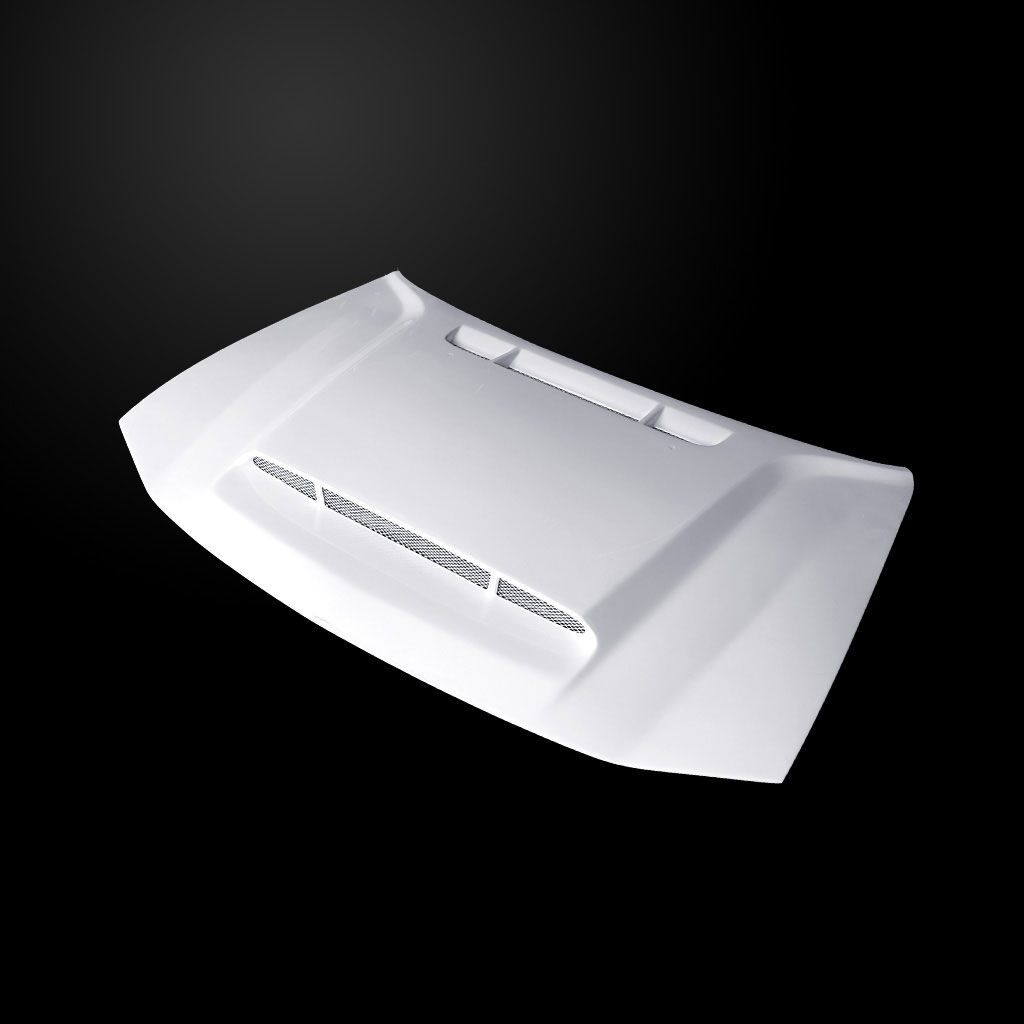 2006-2010 Dodge Charger Base/SXT/RT/SRT-8 Demon-Style Dual-Functional Fiberglass Hood - DC06AHDEMFHW