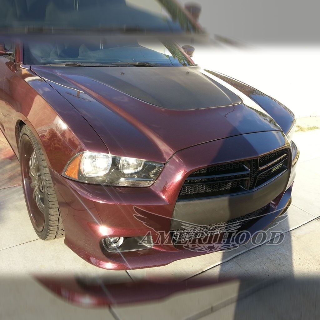 2011-2014 Dodge Charger SRT Functional Heat Extractor Hood Fiberglass