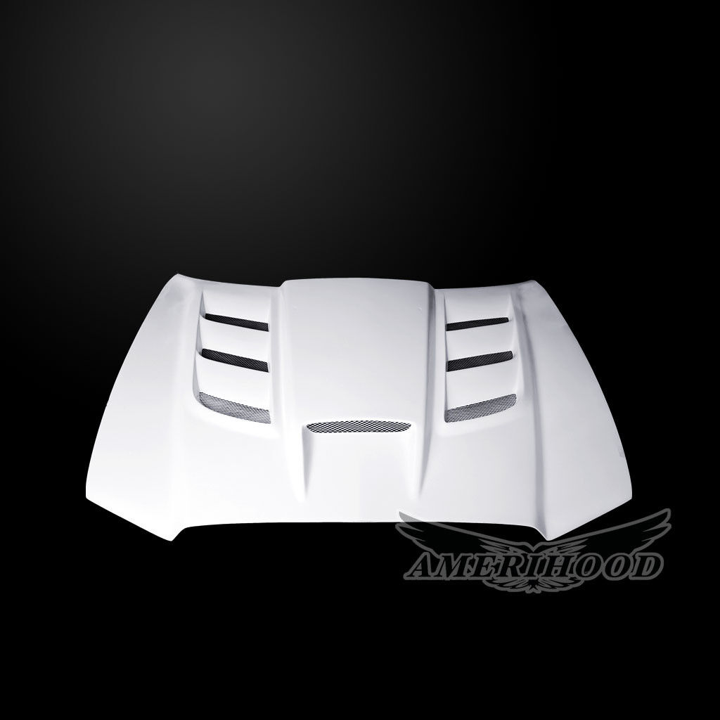 2011-2014 Dodge Charger Base/SXT/RT/SRT VIP-Style Dual-Functional Fiberglass Hood