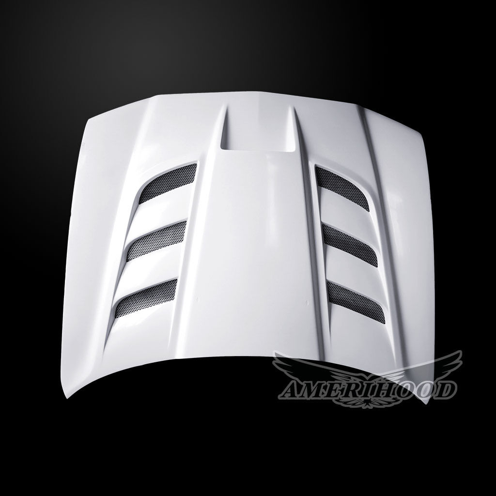 2011-2014 Dodge Charger Base/SXT/RT/SRT VIP-Style Dual-Functional Fiberglass Hood