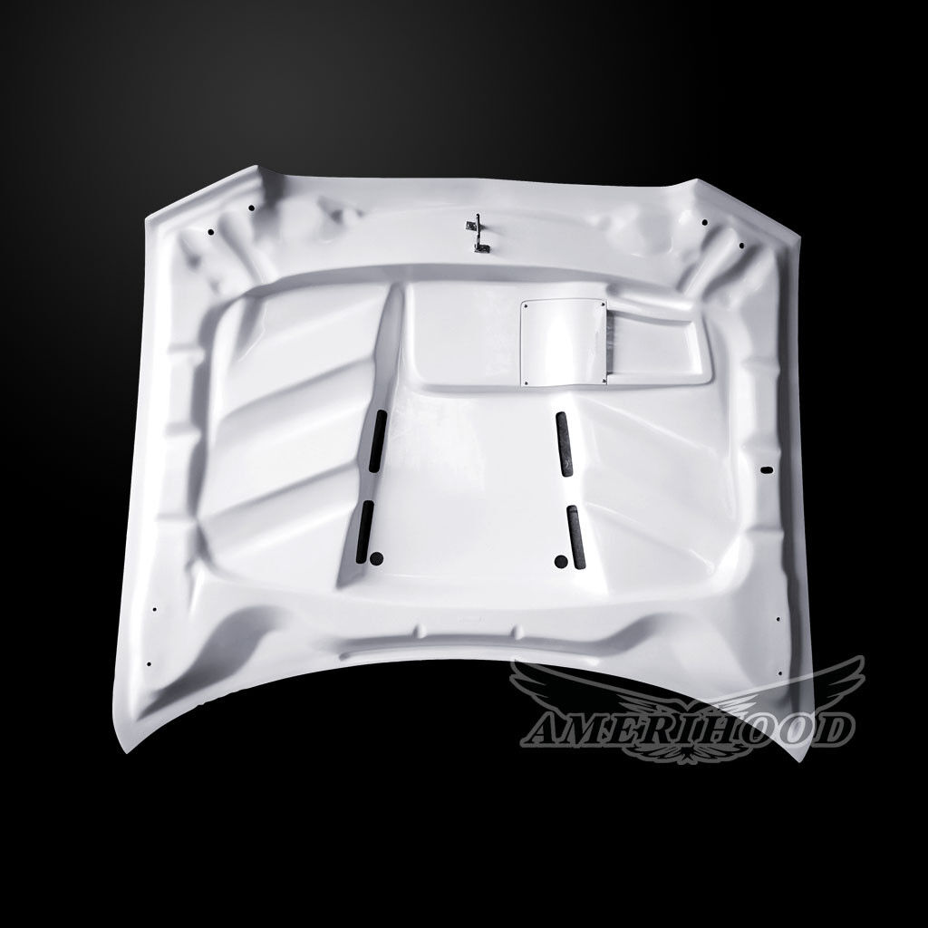 2011-2014 Dodge Charger Base/SXT/RT/SRT VIP-Style Dual-Functional Fiberglass Hood