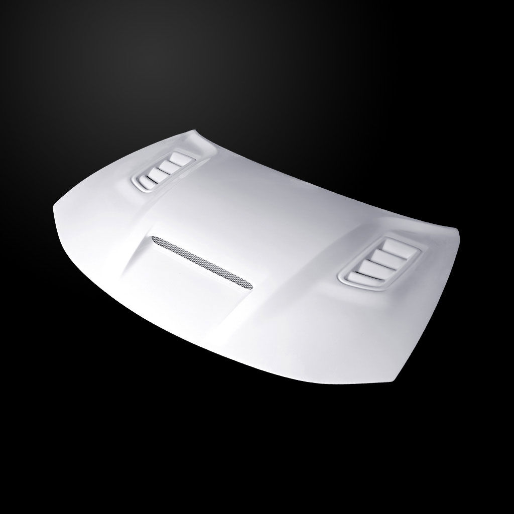 2015-2023 Dodge Charger SRT2-Style Dual-Functional Fiberglass Hood - DC15AHSRT2FHW