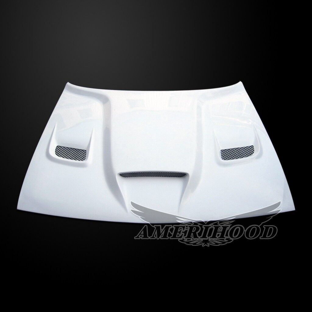 2008-2023 Dodge Challenger Amerihood HellCat Functional Heat Extractor Fiberglass Hood