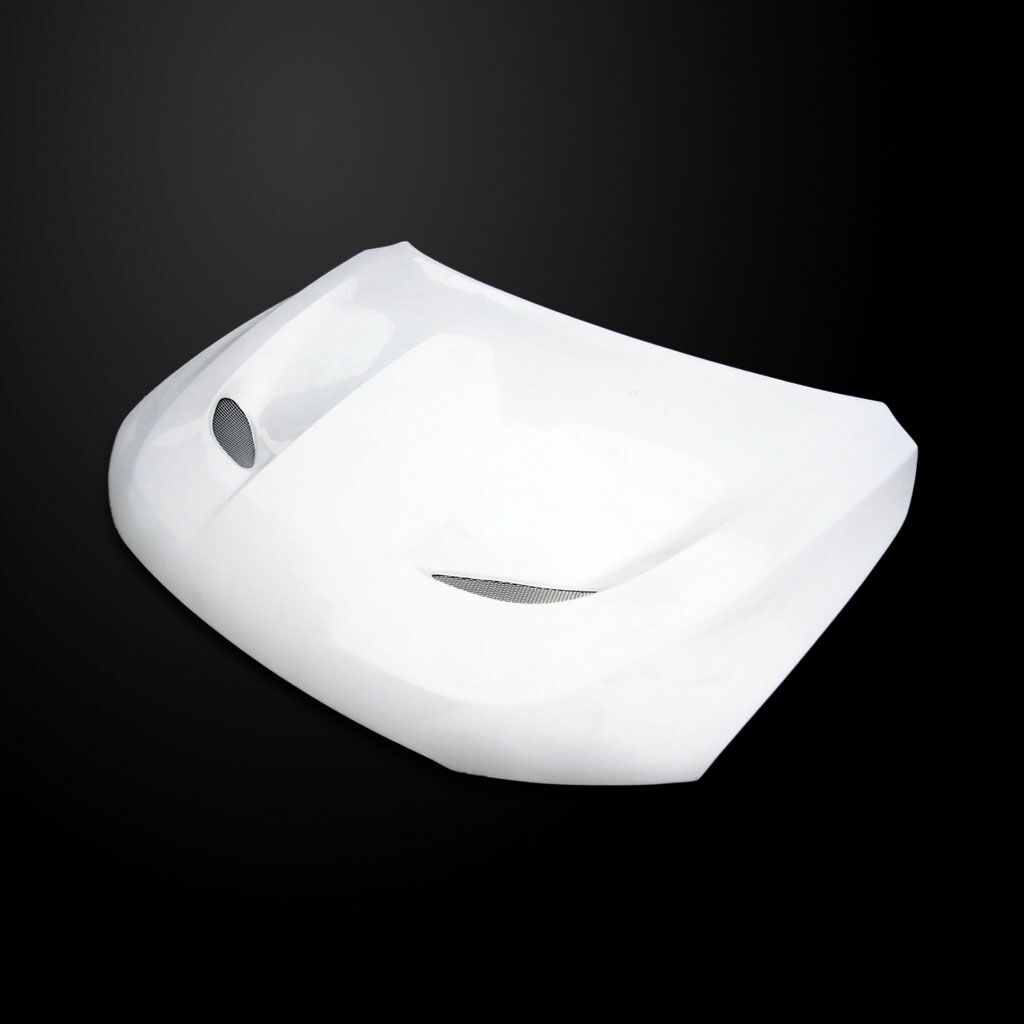 2011-2017 Dodge Durango Amerihood SRT-8 Functional Heat Extractor Fiberglass Hood - AMH-DD11AHSRT8FHW