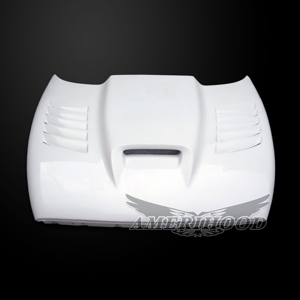 1998-2003 Dodge Durango SSK Dual-Functional Ram Air Hood Fiberglass