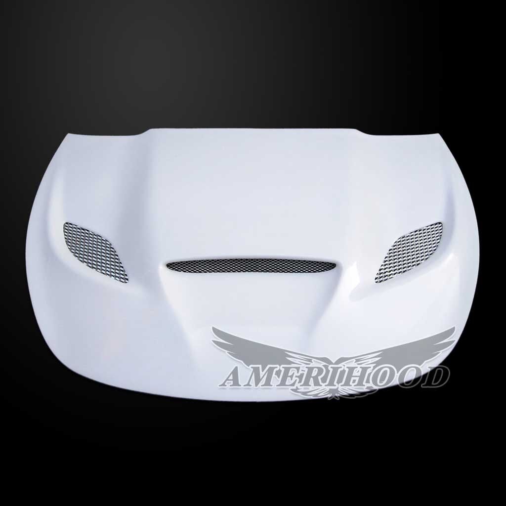 2013-2016 Dodge Dart Amerihood HellCat Dual-Functional Ram Air Fiberglass Hood