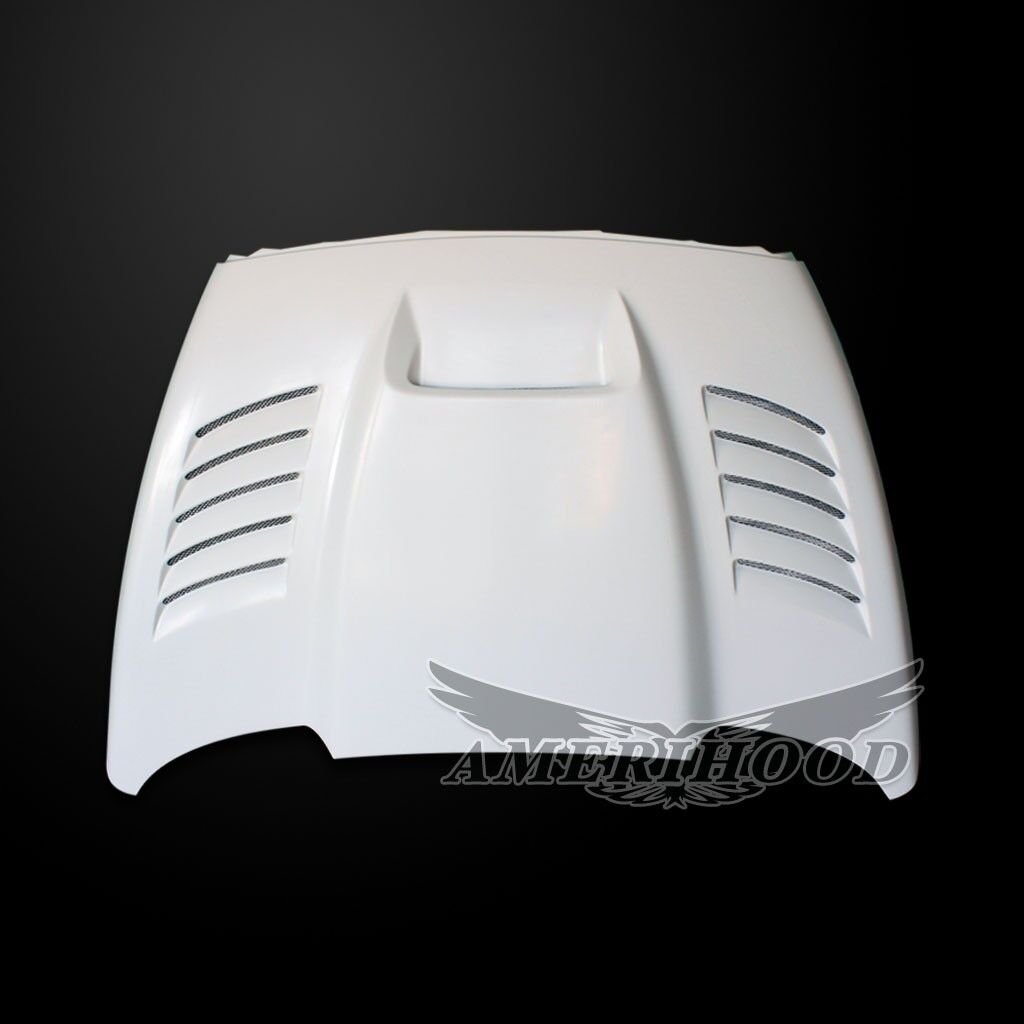 2002-2008 Dodge Ram 1500 SSK Dual-Functional Ram Air Hood Fiberglass